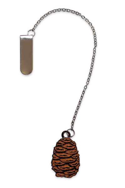 Giant Sequoia Pinecone Bookmark