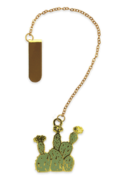 Yellow Prickly Pear Cactus Bookmark