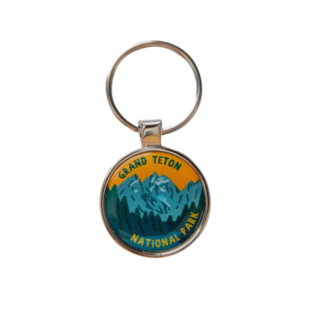 Grand Teton National Park Merit Badge Keychain