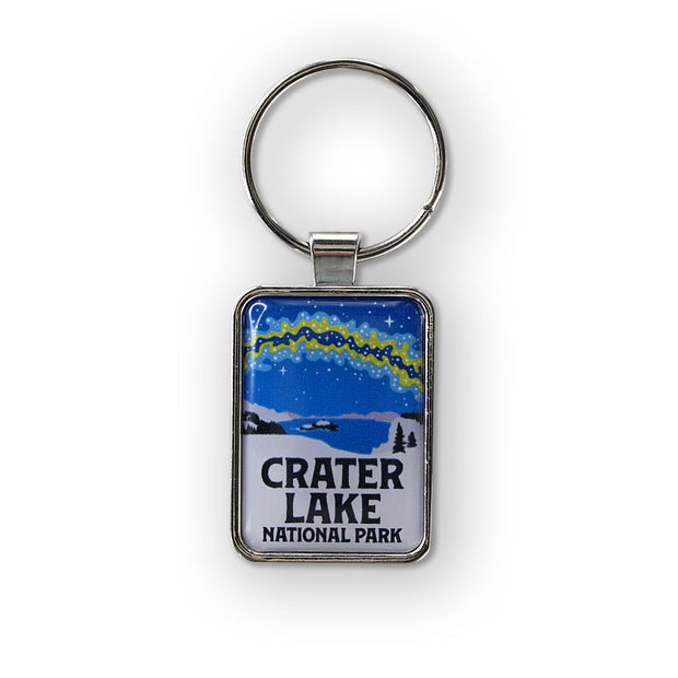 Crater Lake National Park Milky Way Keychain